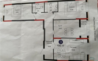 Продажа 3-комнатной квартиры, 98.22 м², ул. Е-882, дом  7 - Продажа  трехкомнатных квартир в Астане