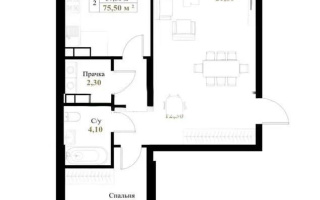 Продажа 3-комнатной квартиры, 75.5 м², ул. Момышулы, дом  11/1 - Продажа квартир в Алматы