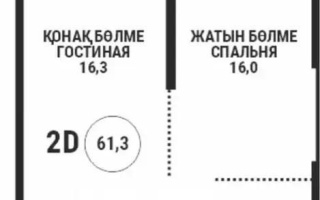 Продажа 2-комнатной квартиры, 61.3 м², ул. Розыбакиева, дом  197/2 - Продажа  двухкомнатных квартир в Алматы с фото