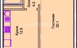 Продажа 1-комнатной квартиры, 44 м² - Продажа  однокомнатных квартир в Астане без посредников