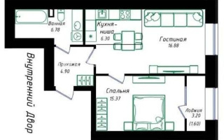 Продажа 2-комнатной квартиры, 52 м², пр. Улы Дала, дом  38а - Продажа квартир в Астане без посредников