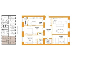 Продажа 4-комнатной квартиры, 132 м², пр. Тауелсыздык, дом  25/2 - Продажа  четырехкомнатных квартир в Астане без посредников