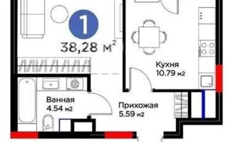 Продажа 1-комнатной квартиры, 38.28 м² - Продажа квартир от собственников в Астане - страница 12