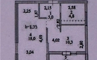 Продажа 1-комнатной квартиры, 40 м² - Продажа  однокомнатных квартир в Астане без посредников