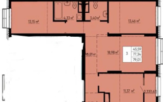 Продажа 3-комнатной квартиры, 79 м², ул. Халиуллина, дом  стр 154Б - Продажа  трехкомнатных квартир в новостройках Алматы без посредников с фото