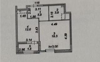 Продажа 1-комнатной квартиры, 42.6 м² - Продажа  однокомнатных квартир в Астане без посредников