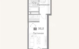 Продажа 1-комнатной квартиры, 32.19 м², мкр-н Кайрат, дом  303/4 - Продажа квартир в Алматы без посредников