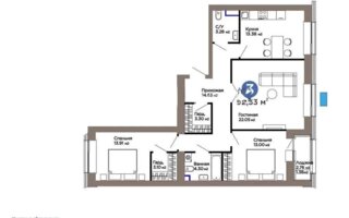 Продажа 3-комнатной квартиры, 93 м² - Продажа трехкомнатных квартир в кирпичном доме в Казахстане