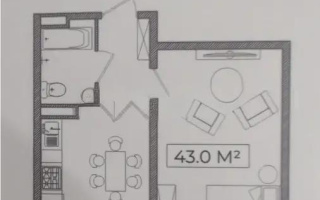 Продажа 1-комнатной квартиры, 43 м² - Продажа квартир в Турксибском р-не Алматы