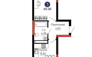 Продажа 2-комнатной квартиры, 45.3 м², ул. Е-429, дом  14/1 - Продажа квартир в Казахстане
