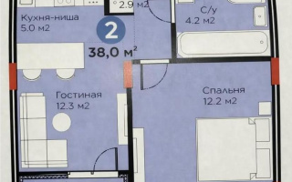 Продажа 2-комнатной квартиры, 38 м² - Продажа двухкомнатных квартир от собственников в Астане - страница 2