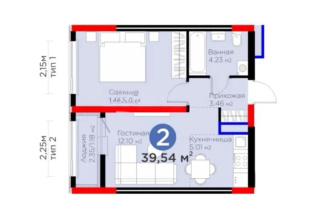 Продажа 2-комнатной квартиры, 39.54 м² - Продажа двухкомнатных квартир в Астане - страница 9