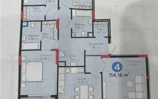 Продажа 4-комнатной квартиры, 114 м², ул. Букетова, дом  50/3 - Продажа  четырехкомнатных квартир в Караганде