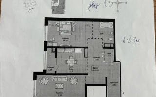 Продажа 2-комнатной квартиры, 82.1 м², ул. Халиуллина, дом  140/5 - Продажа  двухкомнатных квартир в новостройках Алматы без посредников