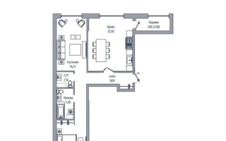 Продажа 3-комнатной квартиры, 74.24 м², ул. Жошы хана, дом  20 - Продажа  трехкомнатных квартир в Астане без посредников