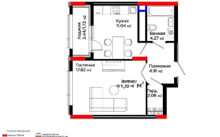 Продажа 1-комнатной квартиры, 41.84 м², ул. Бухар жырау, дом  20 - Продажа  однокомнатных квартир в Астане без посредников с фото