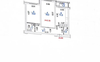 Продажа 2-комнатной квартиры, 58.1 м², ул. Омарова, дом  1 - Продажа  двухкомнатных квартир в новостройках Алматы