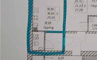 Продажа 1-комнатной квартиры, 20.65 м², ул. Тынышбайулы, дом  6 стр - Продажа  однокомнатных квартир в Астане без посредников с фото