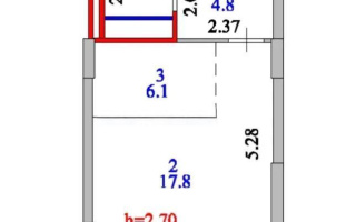 Продажа 1-комнатной квартиры, 36.6 м², ул. Косшыгулулы, дом  4 - Продажа квартир в Казахстане