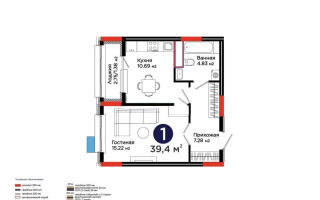 Продажа 1-комнатной квартиры, 39 м² - Продажа однокомнатных квартир в Астане - страница 3