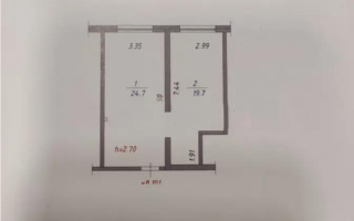 Продажа 2-комнатной квартиры, 44 м², ул. Муратбаева, дом  14 - Продажа  двухкомнатных квартир в Алматы с фото