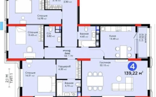 Продажа 4-комнатной квартиры, 141.2 м² - Продажа четырехкомнатных квартир в Астане - страница 3