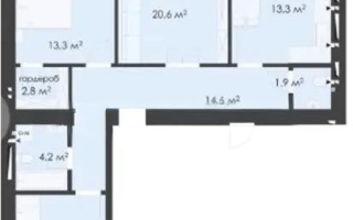 Продажа 3-комнатной квартиры, 90 м², ул. Карбышева, дом  4/3 - Продажа  трехкомнатных квартир в новостройках Караганды