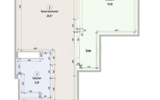 Продажа 2-комнатной квартиры, 58 м², ул. Тыныбаева, дом  12 - Продажа  двухкомнатных квартир в новостройках Астаны