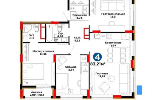 Продажа 4-комнатной квартиры, 83 м² - Продажа квартир в новостройках Астаны с фото - страница 5