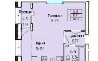 Продажа 1-комнатной квартиры, 41 м², ул. Кургальжинское шоссе, дом  108 стр - Продажа квартир в Астане