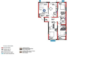 Продажа 4-комнатной квартиры, 120 м² - Продажа четырехкомнатных квартир в монолитно-каркасном доме в Казахстане - страница 3