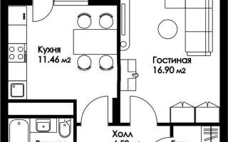 Продажа 2-комнатной квартиры, 41.44 м², ул. Нажимеденова, дом  29 стр - Продажа квартир в Астане с фото
