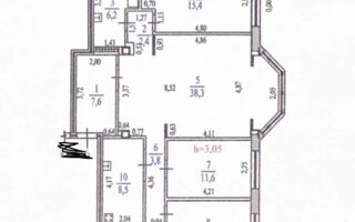 Продажа 4-комнатной квартиры, 117 м²