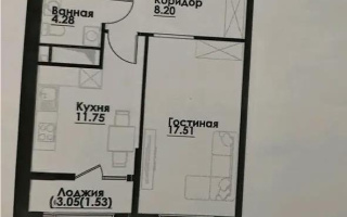 Продажа 1-комнатной квартиры, 47.43 м², ул. Фадеева, дом  38г - Продажа квартир в Алматы без посредников