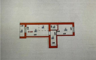 Продажа 2-комнатной квартиры, 54.1 м², ул. Бокейхана, дом  13 стр - Продажа  двухкомнатных квартир в новостройках Астаны без посредников