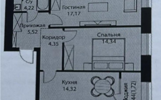 Продажа 2-комнатной квартиры, 61.3 м², пр. Тауелсыздык, дом  25/2 - Продажа квартир в Казахстане