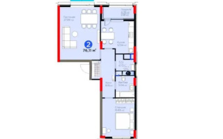 Продажа 2-комнатной квартиры, 76.11 м² - Продажа квартир в Казахстане - страница 142