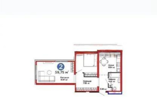 Продажа 2-комнатной квартиры, 59.75 м², пр. Улы Дала, дом  14 - Продажа  двухкомнатных квартир в новостройках Астаны