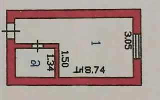 Продажа 1-комнатной квартиры, 18 м² - Продажа однокомнатных квартир в р-не Алматы Астаны