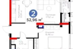 Продажа 2-комнатной квартиры, 52 м², пр. Туран, дом  41 - Продажа  двухкомнатных квартир в Астане