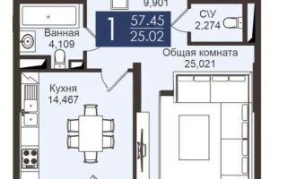 Продажа 2-комнатной квартиры, 58 м² - Продажа квартир в новостройках Астаны - страница 30
