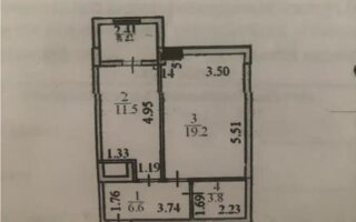 Продажа 1-комнатной квартиры, 44.7 м² - Продажа однокомнатных квартир в монолитно-каркасном доме в Астане