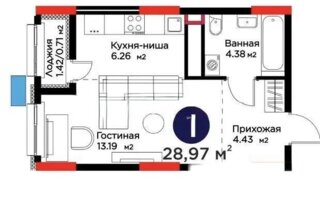 Продажа 1-комнатной квартиры, 29 м² - Недвижимость в Астане - страница 12