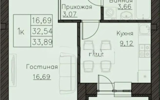 Продажа 1-комнатной квартиры, 34 м², ул. Нажимеденова, дом  52б - Продажа  однокомнатных квартир в новостройках Астаны