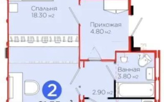 Продажа 2-комнатной квартиры, 61.35 м², ул. Е-103, дом  5 - Продажа квартир в Казахстане