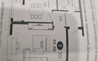 Продажа 1-комнатной квартиры, 45.6 м², ул. Е-882, дом  7 - Продажа  однокомнатных квартир в Астане без посредников