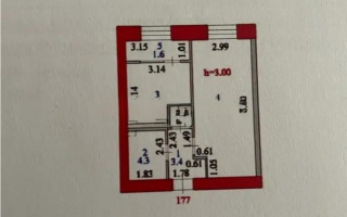 Продажа 1-комнатной квартиры, 39 м², ул. Керей, Жанибек хандар, дом  44/6 - Продажа  однокомнатных квартир в Астане без посредников с фото