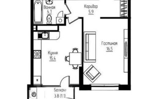 Продажа 1-комнатной квартиры, 43 м² - Продажа однокомнатных квартир от собственников в Алматы