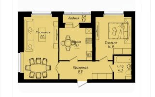 Продажа 2-комнатной квартиры, 63.8 м² - Продажа двухкомнатных квартир в р-не Нура Астаны - страница 7