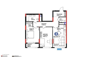 Продажа 3-комнатной квартиры, 80.19 м² - Продажа квартир в новостройках Астаны без посредников - страница 15